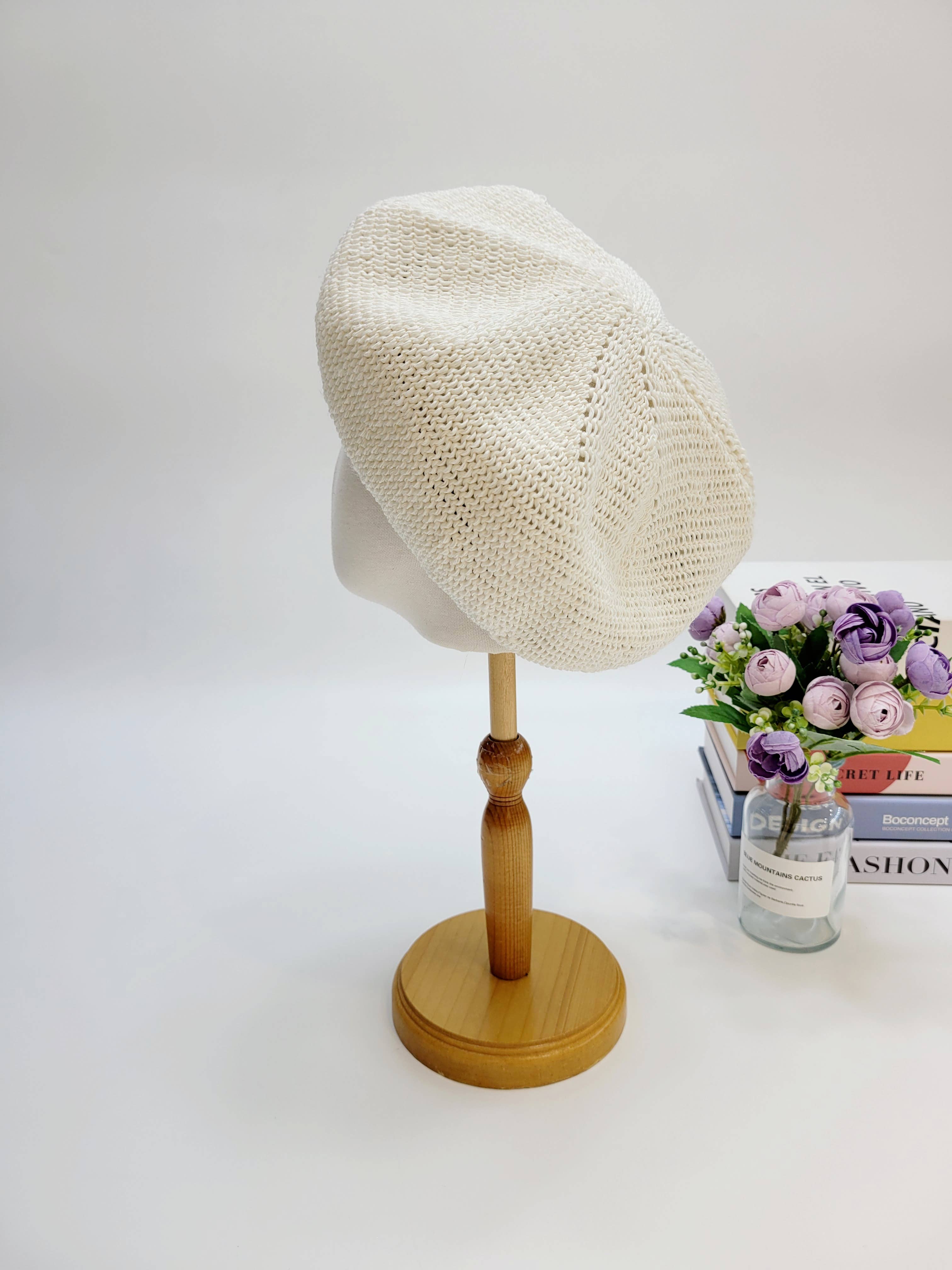 Comfortarians - Wholesale Beret - Women's - Breathable Summer Paper/Cotton Beret, Spring Summer Beret10