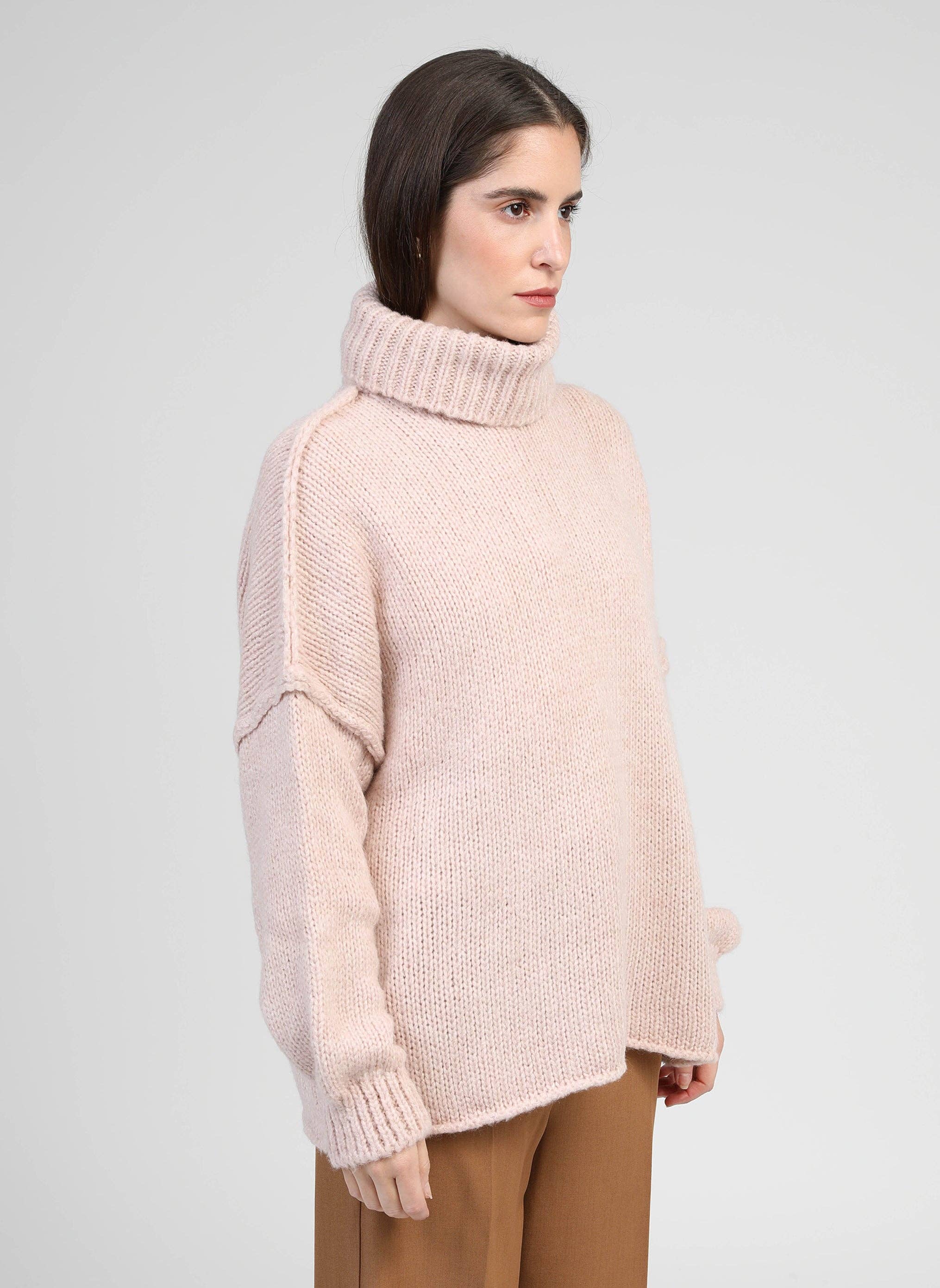 An'ge - Wholesale Knit Sweater - Women's - PULL LEJOKO powder2