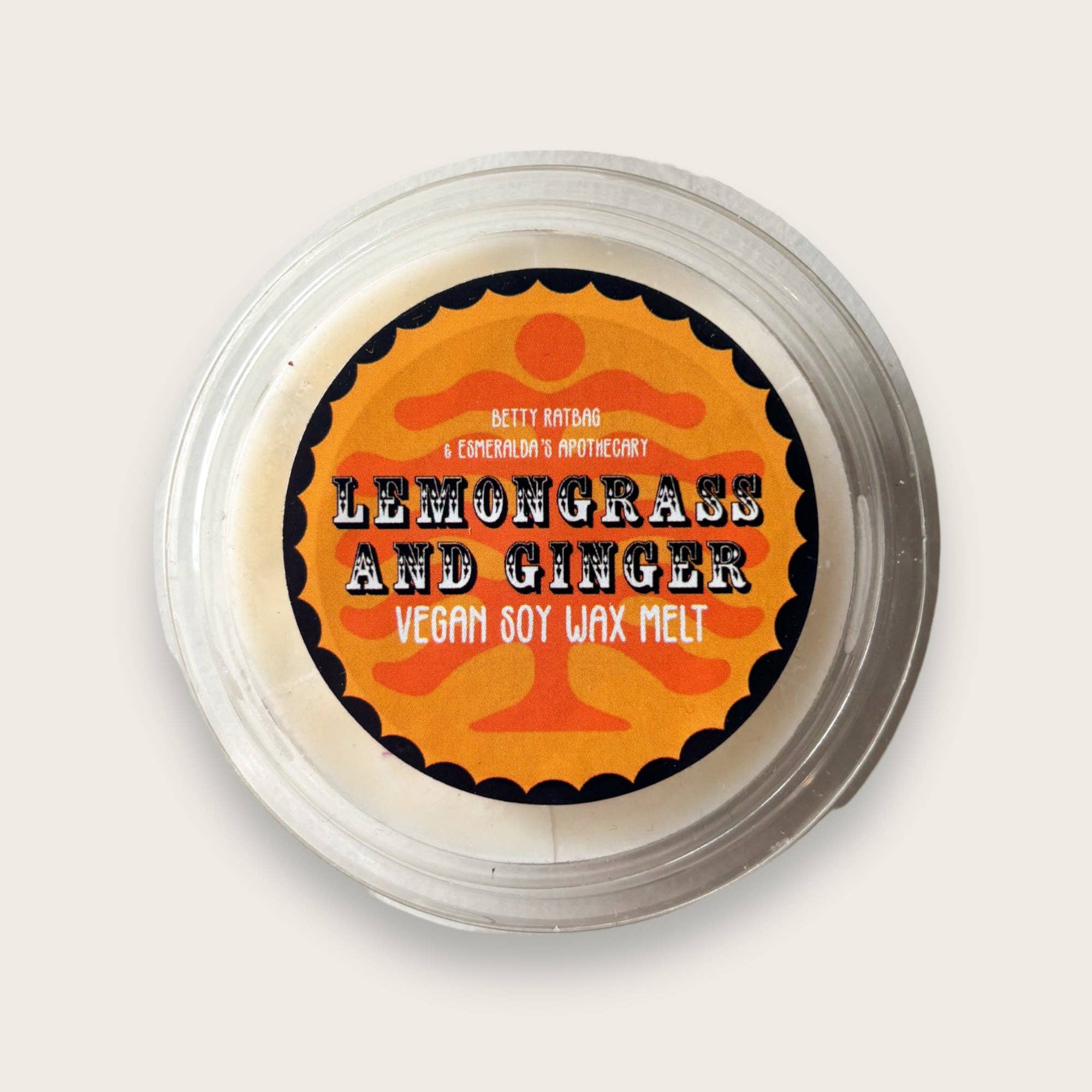 Betty Ratbag – wholesale Wax melt – Lemongrass & Ginger Wax Melt Pot