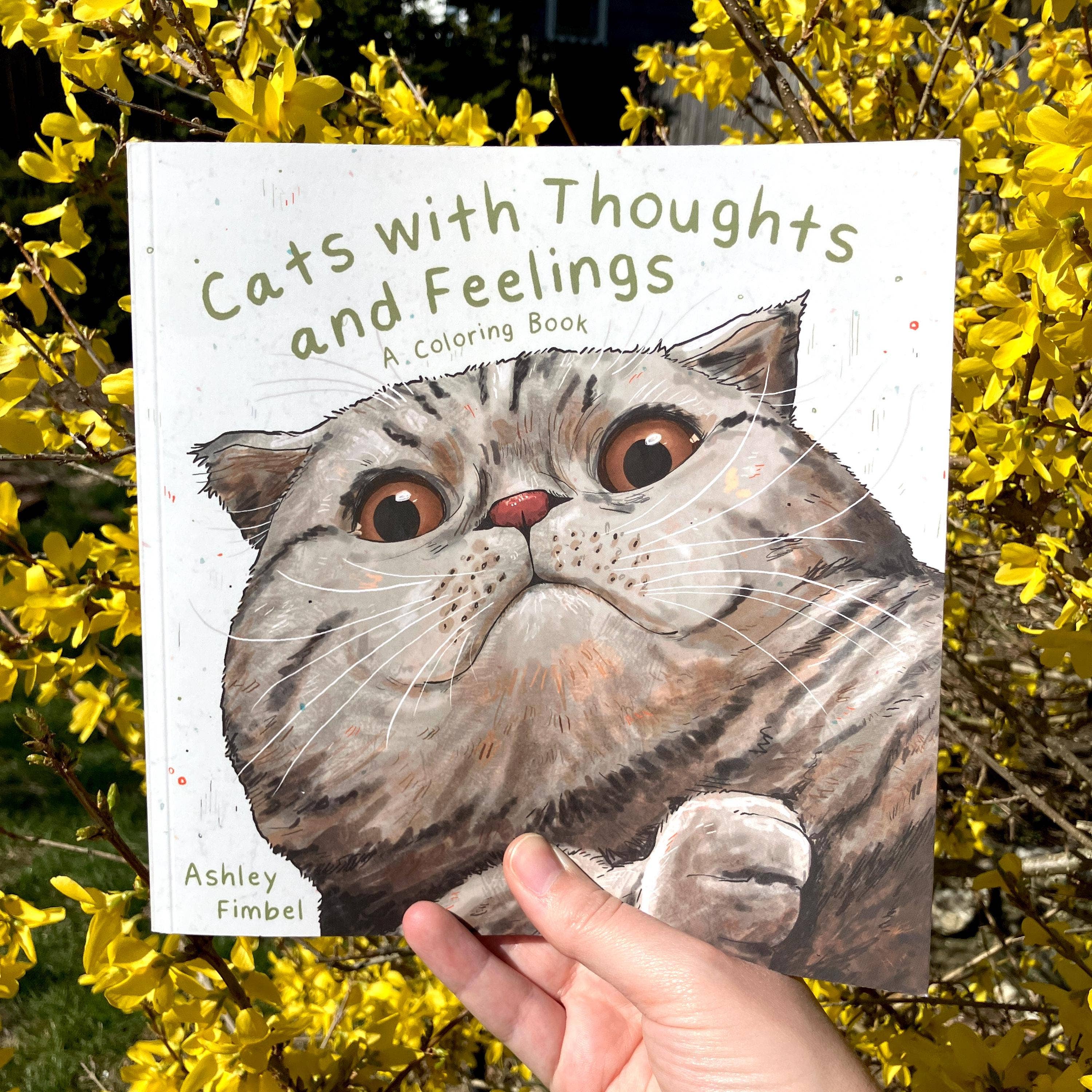 Art Fimbel - Wholesale Coloring & Activity Book - Adult - Cat Coloring Book, Cats With Thoughts And Feelings5