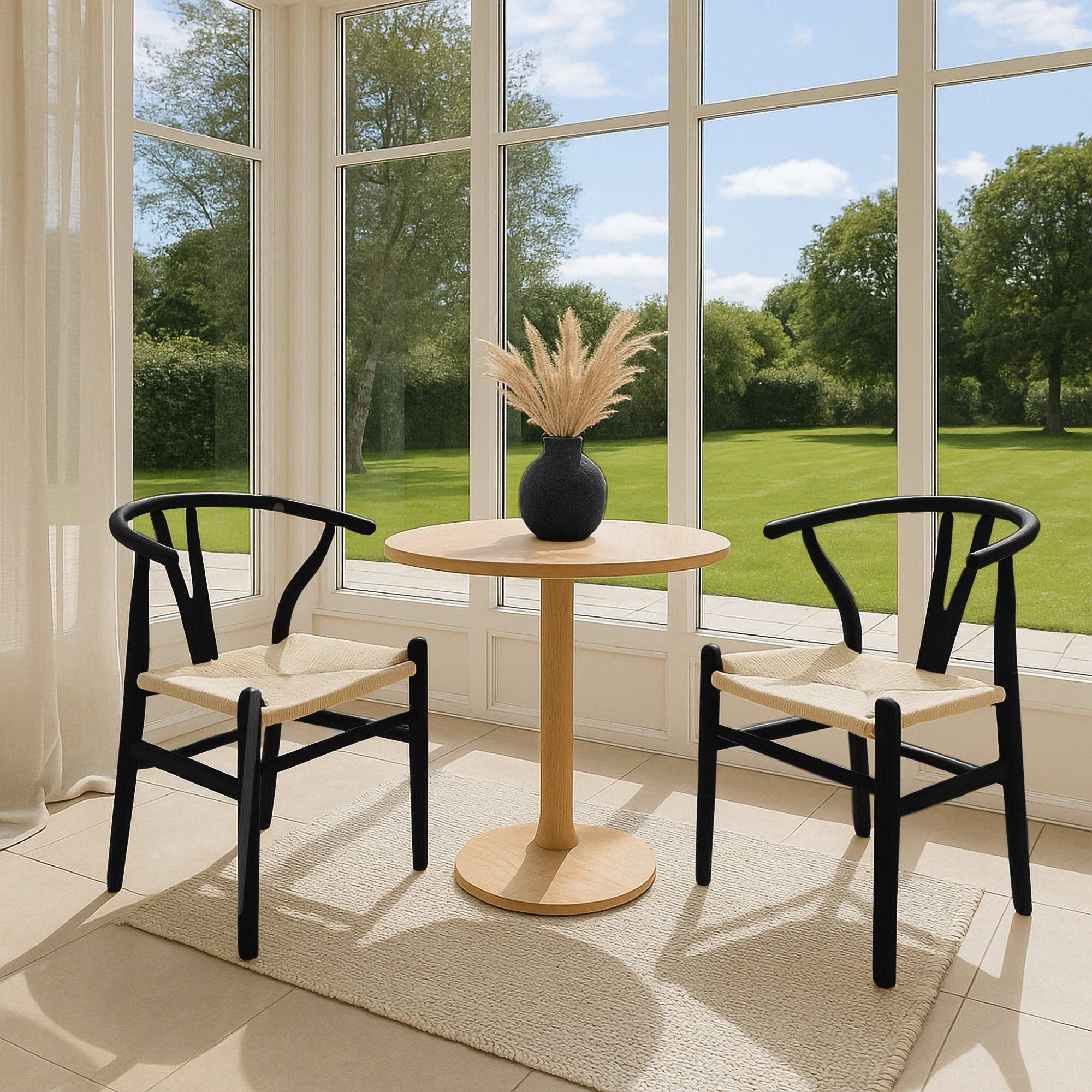 Rinkit Ltd - Wholesale Chair - Beech Wooden Wishbone Dining Chair12