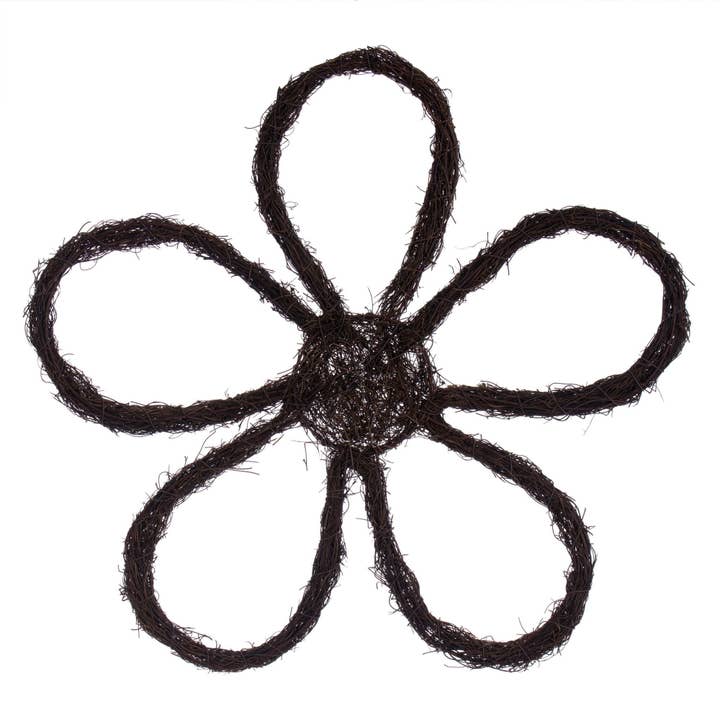 Couronne de brindilles de fleurs Vickerman, 24 po H x 24 po L, pour usage en intérieur pour la vente par Vickerman