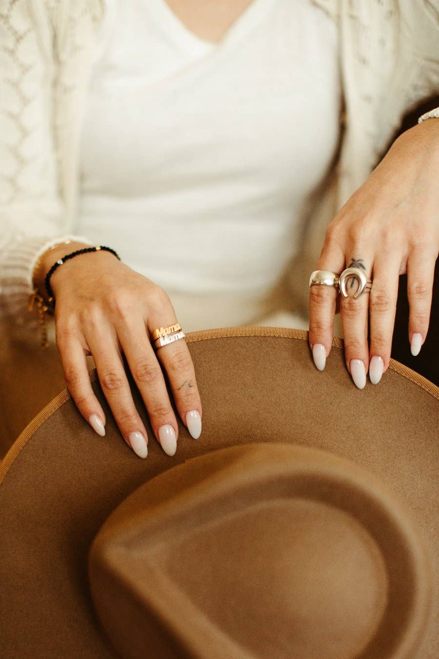 Sierra Winter Jewelry - Wholesale Band/gestapelde ring - Mama Ring - Goud2