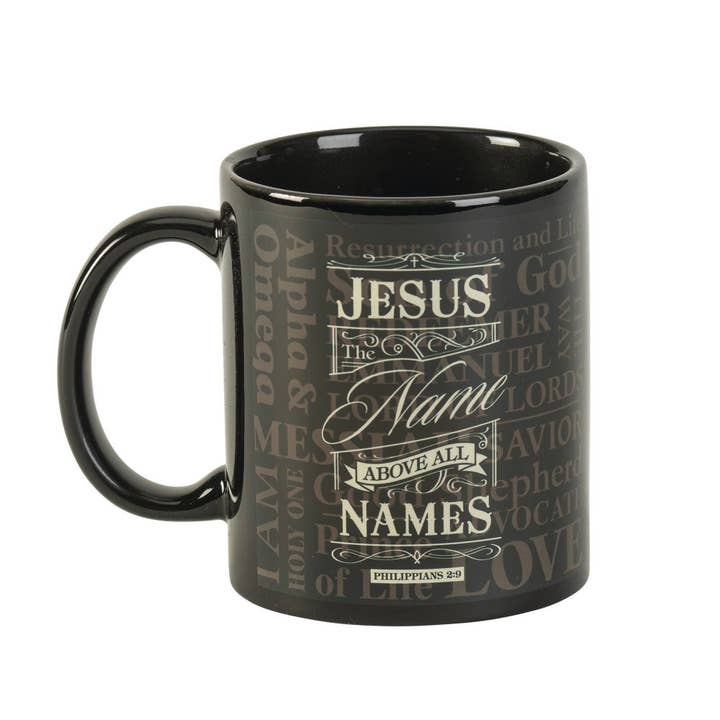 Keramiktasse Namen von Jesus, 11 Unzen für den Großhandel von Cottage Garden