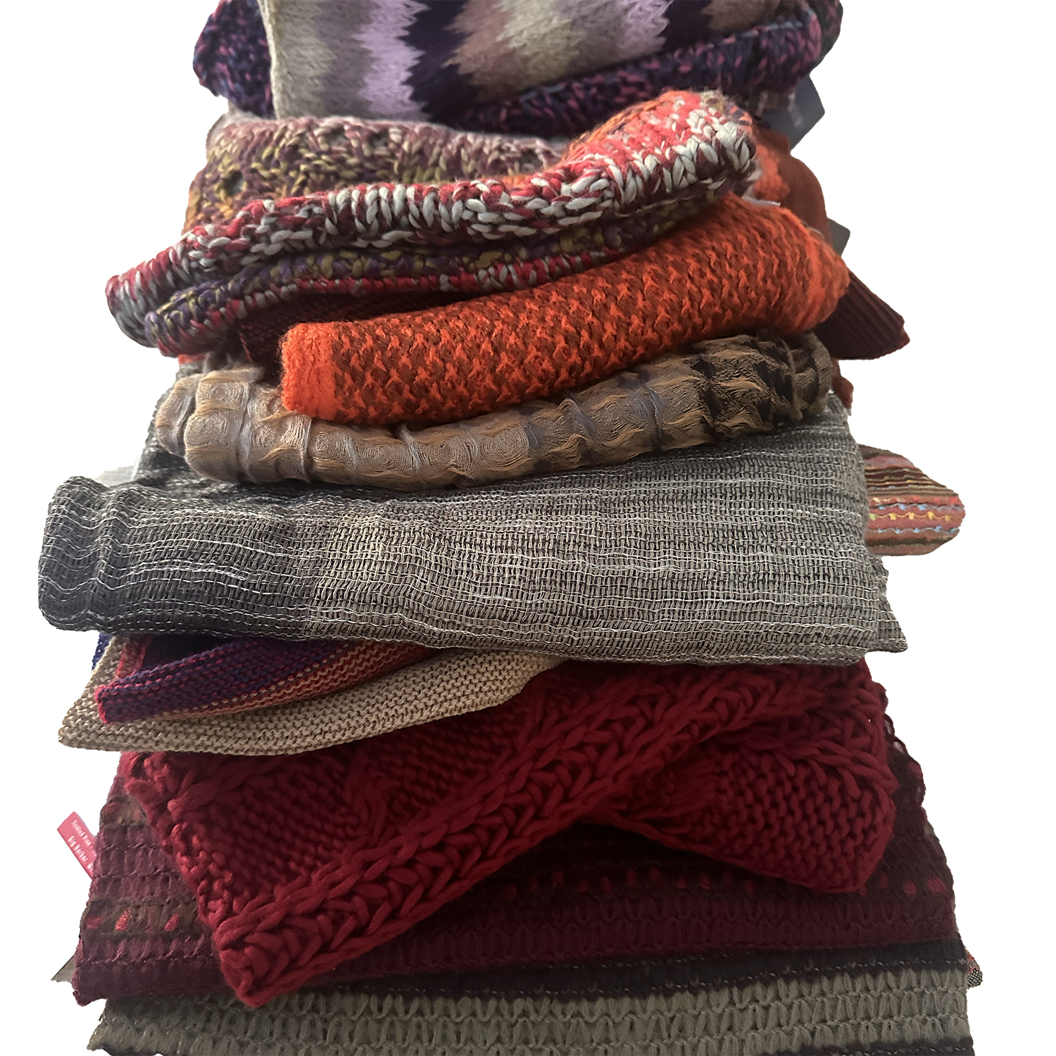 Chloe & Lex - Wholesale Scarf - Women's - Bundle of 50 Assorted Scarves- Final Sale - Wholesale Set8