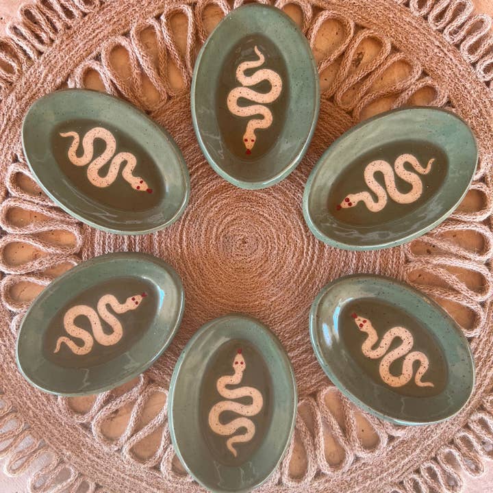 Snake Ring Dish for wholesale by Tough Kitty Designs
