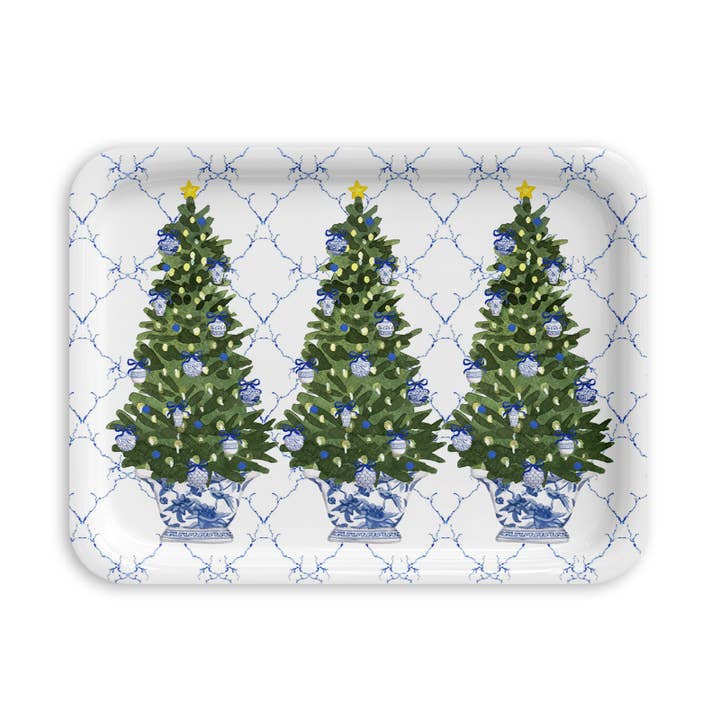 O Christmas Tree Birchwood Serving Tray: Three Sizes for wholesale by The Muddy Dog