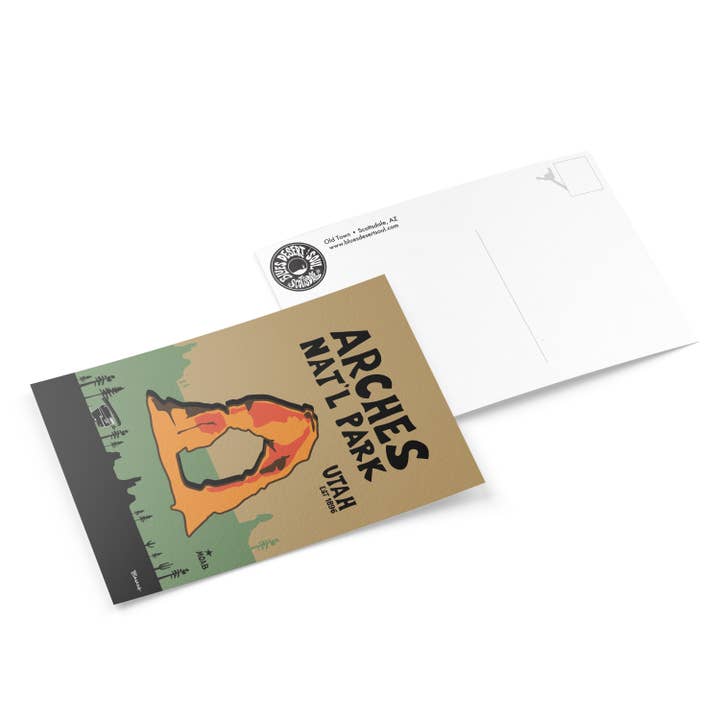 ARCHES NATIONALPARK | POSTKARTE für den Großhandel von Blues, Desert & Soul