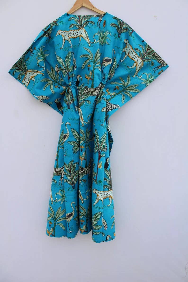 bhavnas boutique – Kaftan - Mulher por atacado – Roupão de banho de verão Kaftan Handmade Handmade Long Kaftan3