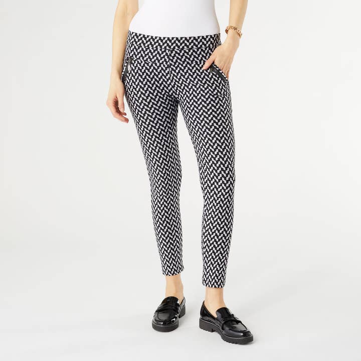 Printed Jasmine Zip Pocket Legging for wholesale by COCO + CARMEN