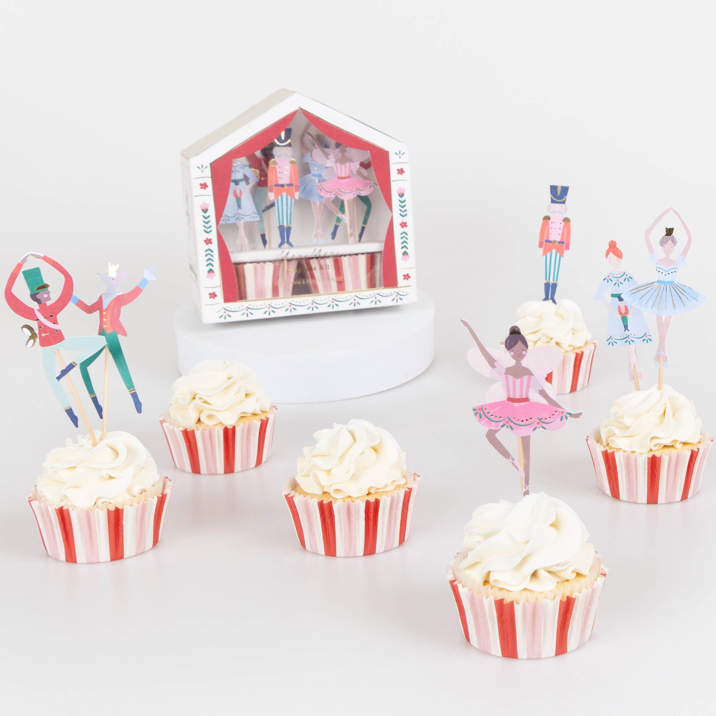 Meri Meri - Wholesale Cake/Cupcake Topper - Nutcracker Ballet Cupcake Kit2