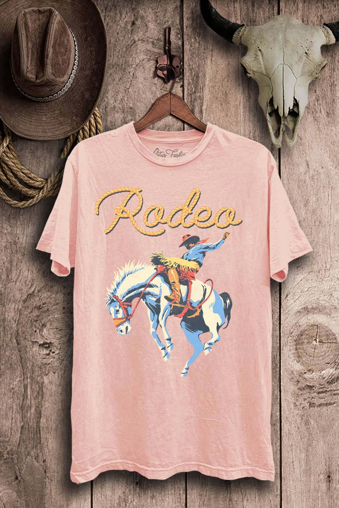 Lotus Fashion Collection - Wholesale Screen Printed T-Shirt - Women's - Rodeo Graphic Top2