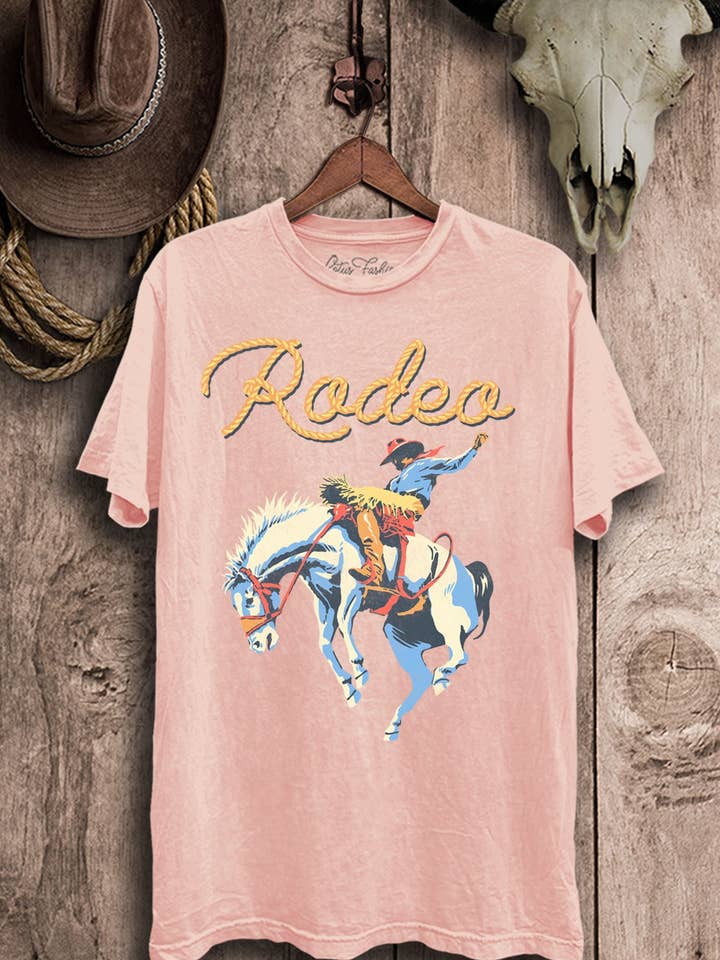 Lotus Fashion Collection - Wholesale Screen Printed T-Shirt - Women's - Rodeo Graphic Top2