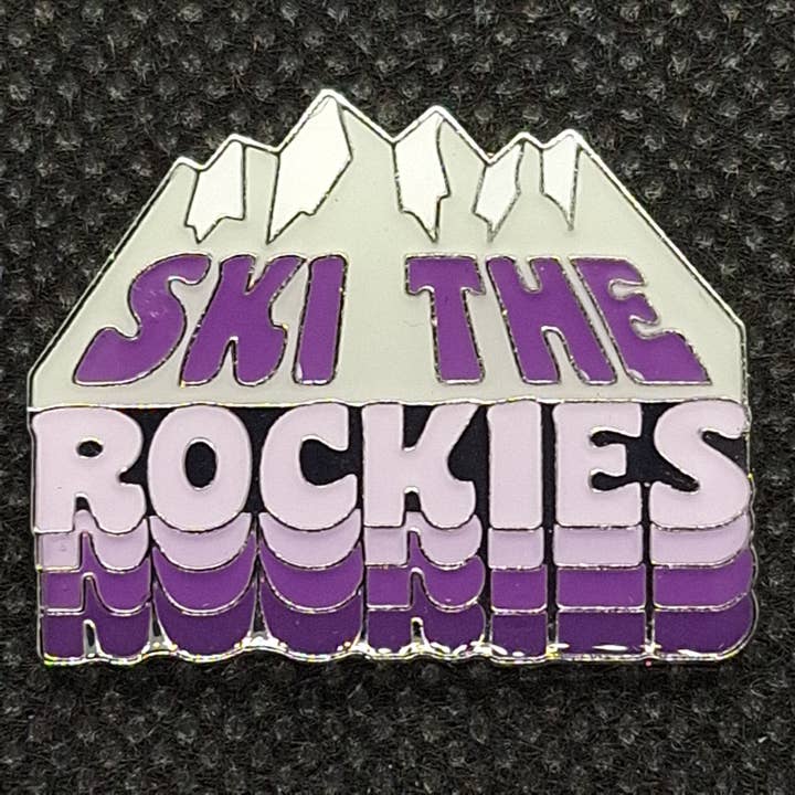 Pin - Retro Vintage Ski the Rockies for wholesale by Fantastic Souvenirs, Gifts & Collectibles