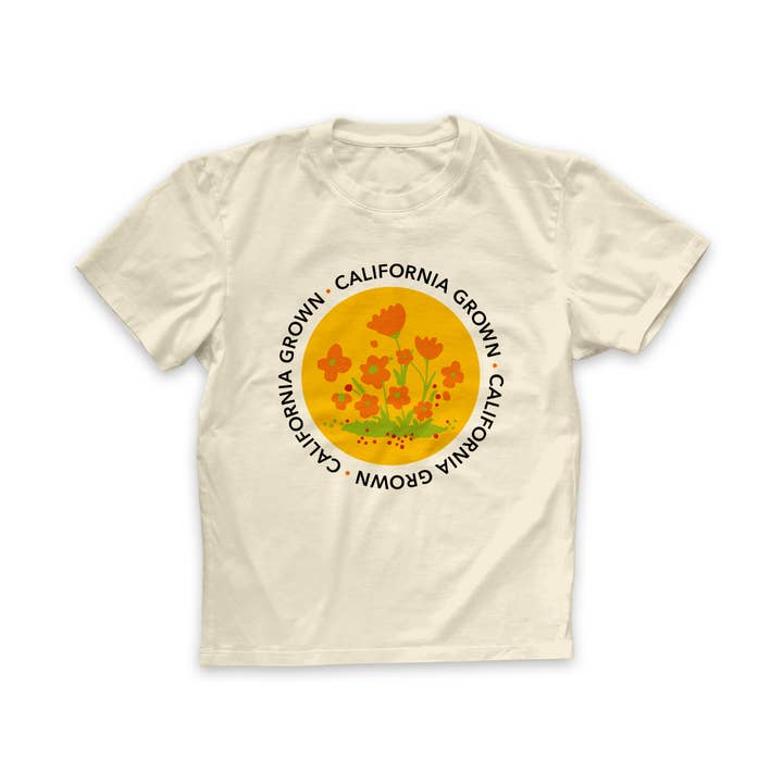 California Grown Toddler T-Shirt for wholesale by Rock Scissor Paper