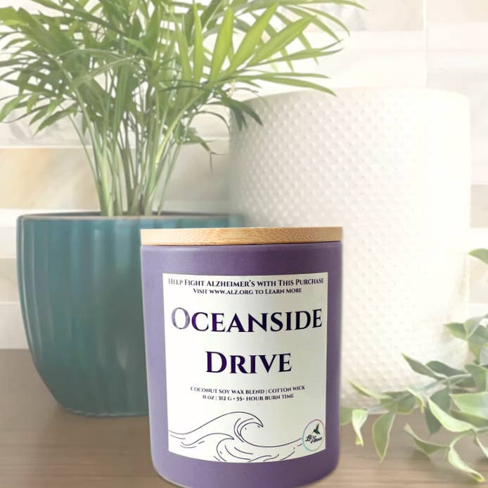 Lit From Above - Wholesale Jar/Filled Candle - Oceanside Drive • 11 oz