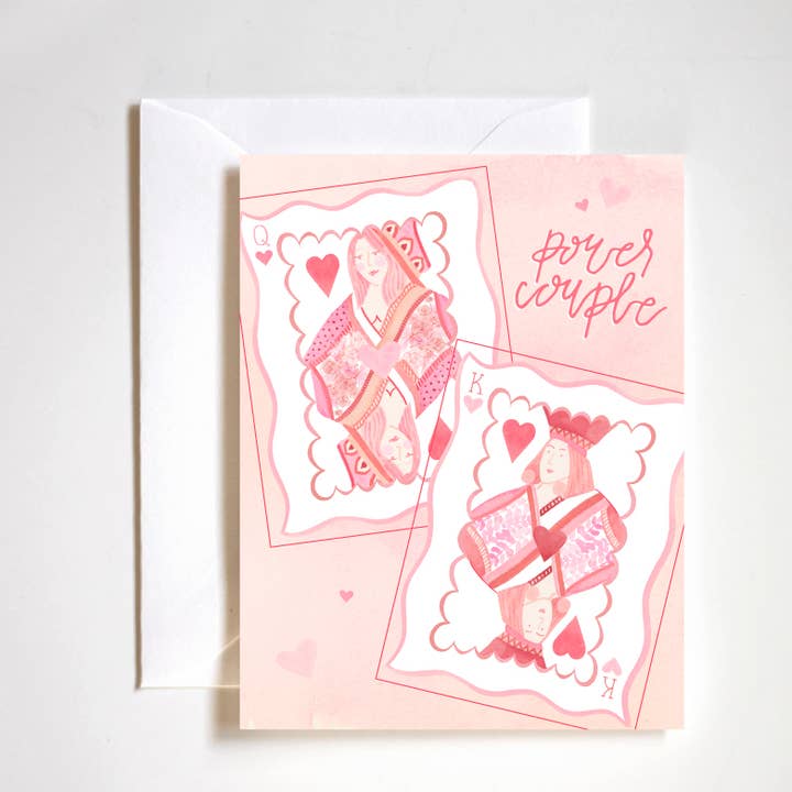 power couple king and queen love card for wholesale by Stephanie Tara Stationery
