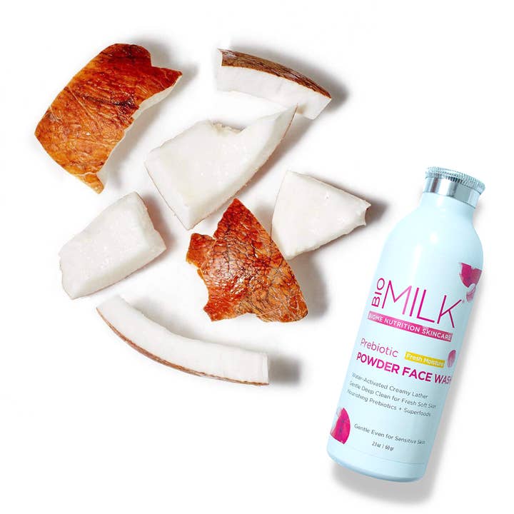 Prebiotic Powder Face Wash for wholesale by BIOMILK Microbiome Skincare