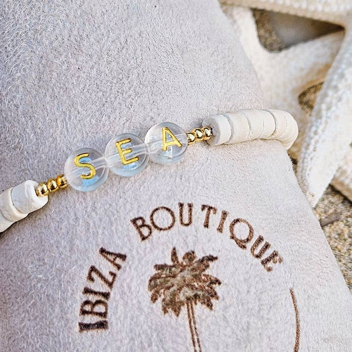 Armband mit Sea-Buchstaben für den Großhandel von Ibiza Boutique