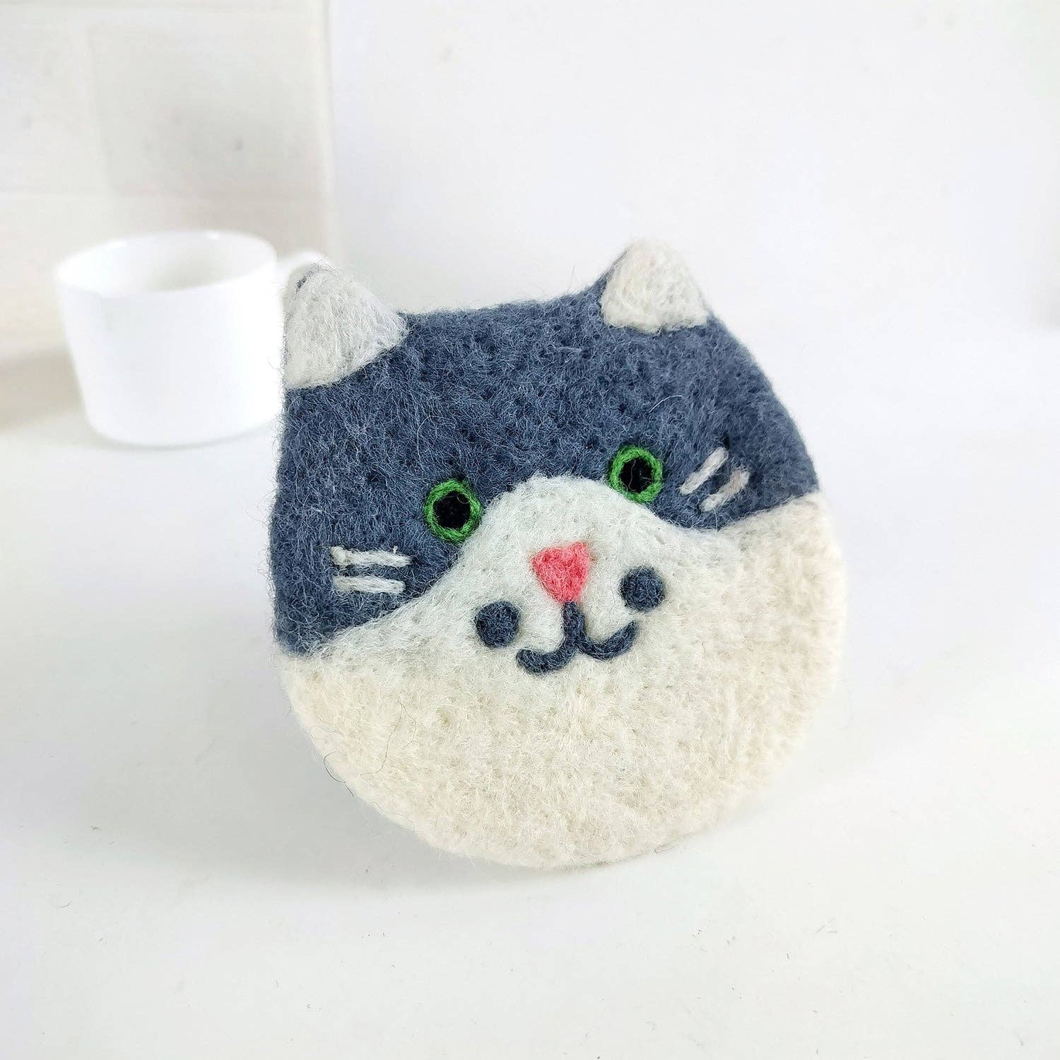 Sparkle Being - Wholesale Coasters - Felt Kitty Cat Coffee Cup Mug Table Mat Coasters - Happy Cats4