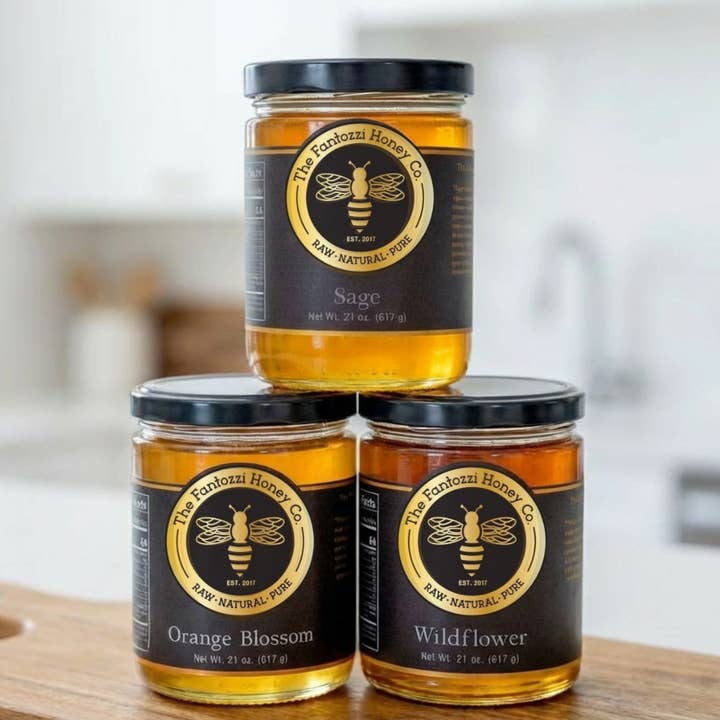 Wholesale Starter Pack – Gourmet Honey Variety Case for wholesale by Fantozzi Honey Company