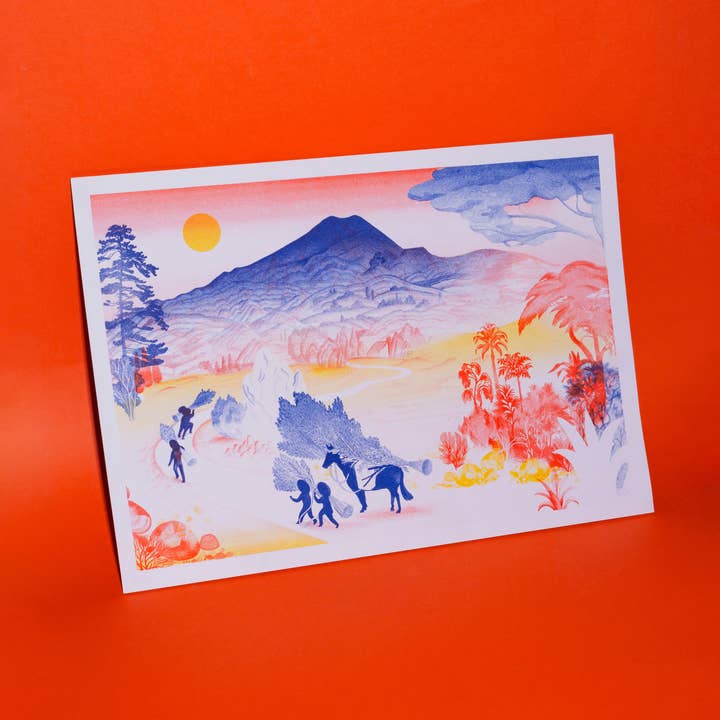 KIBLIND Atelier - Wholesale Poster - A3 Poster - Montagne Sainte-Victoire - Mayumi Otero6