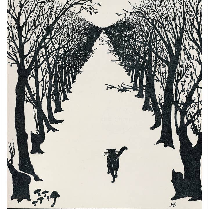 Pomegranate - Wholesale Postcard - Rudyard Kipling: The Cat that Walked by Himself Postcard