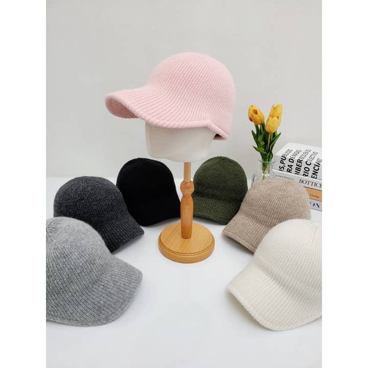 Comfortarians - Wholesale Baseball Cap - Unisex - Unisex Winter Wool Baseball Cap, Wool Trucker Cap2