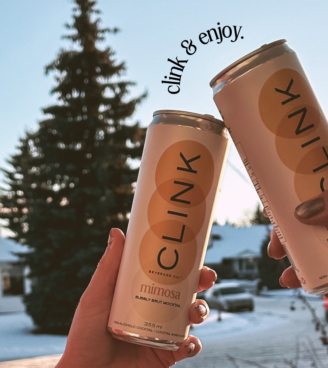 Clink Beverage Co. - Vente Apéritifs sans alcool/mocktails - Mocktail Brut Pétillant Mimosa4