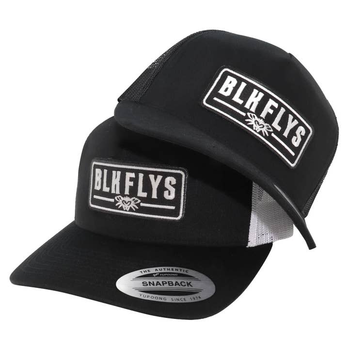 Blk Flys Curved Bill Trucker for wholesale by Black Flys Eyewear