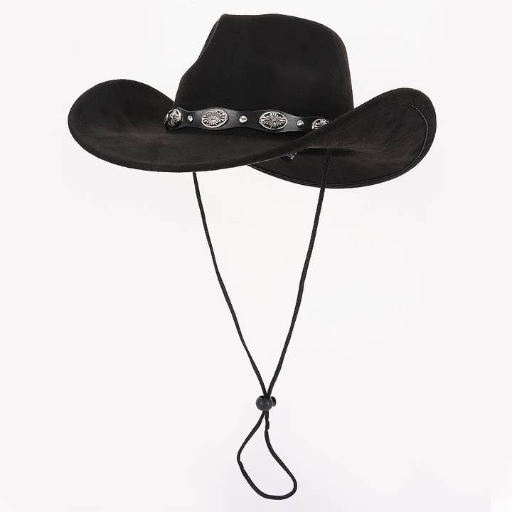 Faux Wool Cowboy Hat for wholesale by 3AM BY H&D ACCESSORIES