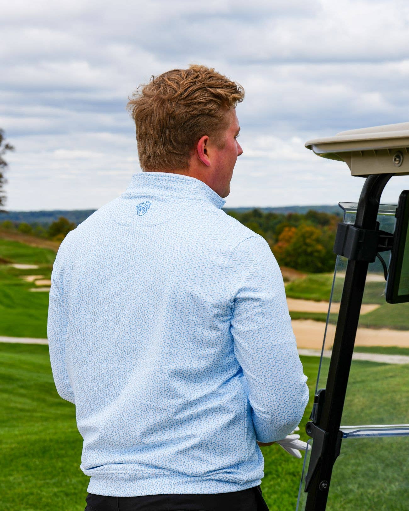 USA Palm - Wholesale Sweatshirt - Unisex - Cloud 1/4 Zip83