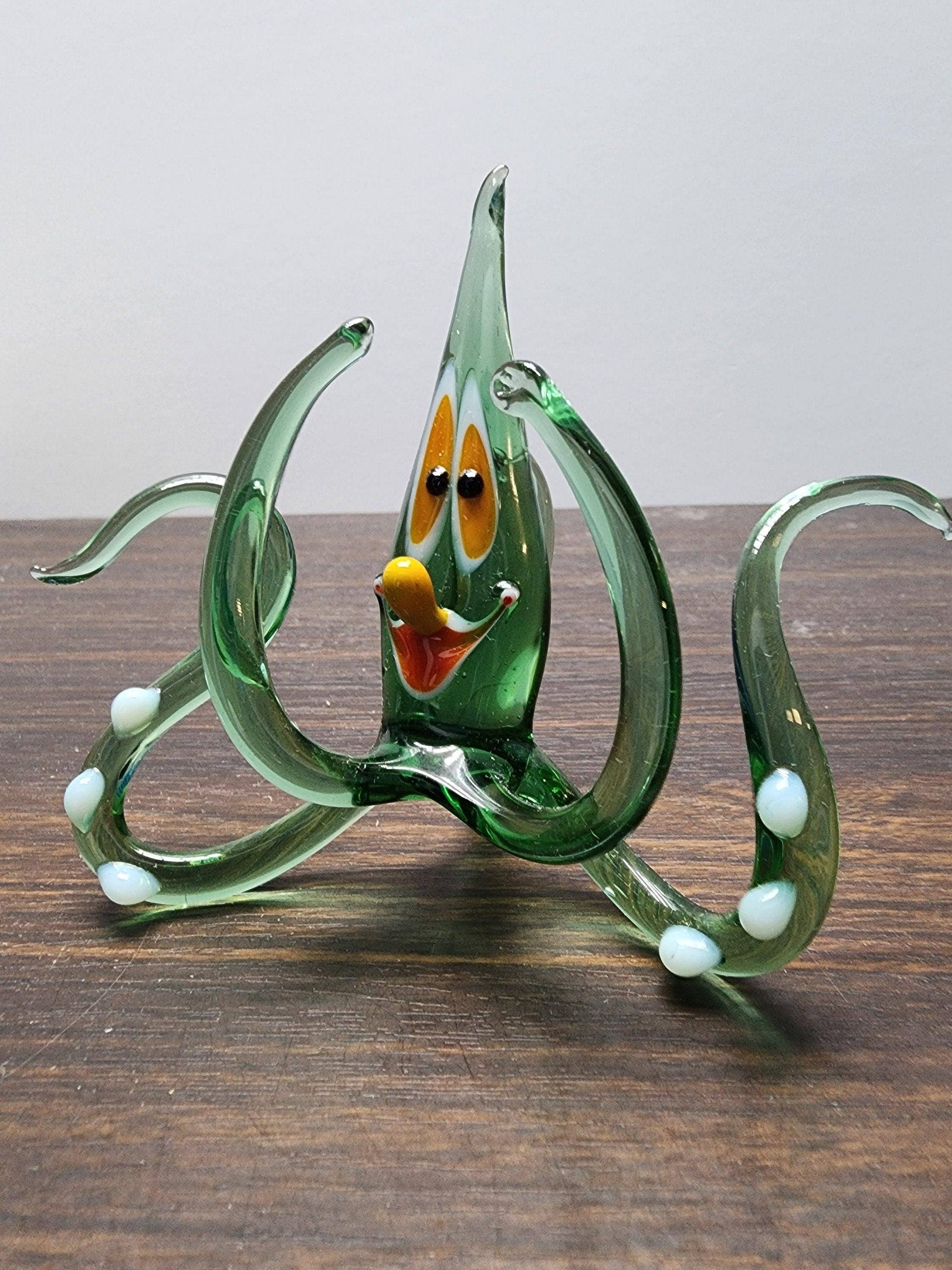 Glass by Iness - Wholesale Decorative Figurine - Naturally Colored Glass Figurine - Handcrafted - Octopus Design7
