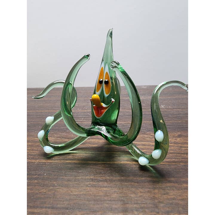 Glass by Iness - Wholesale Decorative Figurine - Naturally Colored Glass Figurine - Handcrafted - Octopus Design7