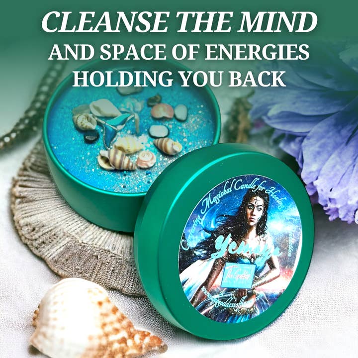 The Goddess of Flame - Wholesale Jar/filled candle - Yemaya Magic Candle9