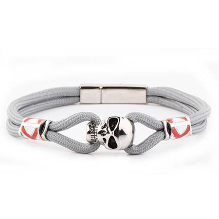 Crâne sportif gris pour la vente par Midhaven Ltd - Tribal Steel