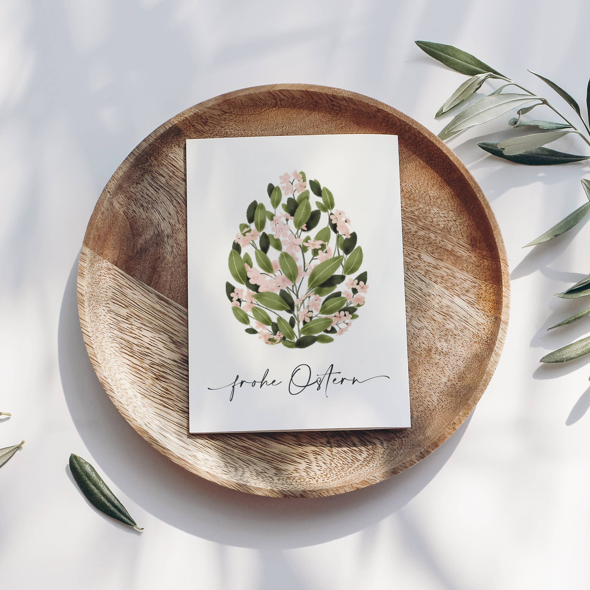 Wildblumen Atelier – Engroshandel Postkort – Påskekort Blomster Æg Glædelig Påske, FSC-certificeret3