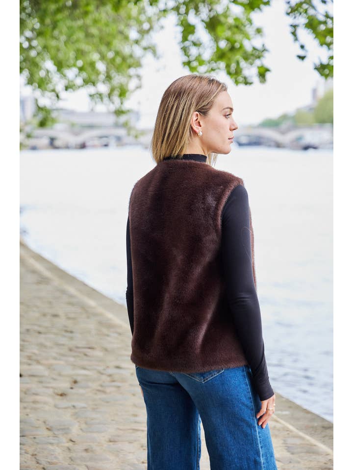 Giovanni Paris - Wholesale Fur/Faux Fur Coat - Women's - Mina Vest5