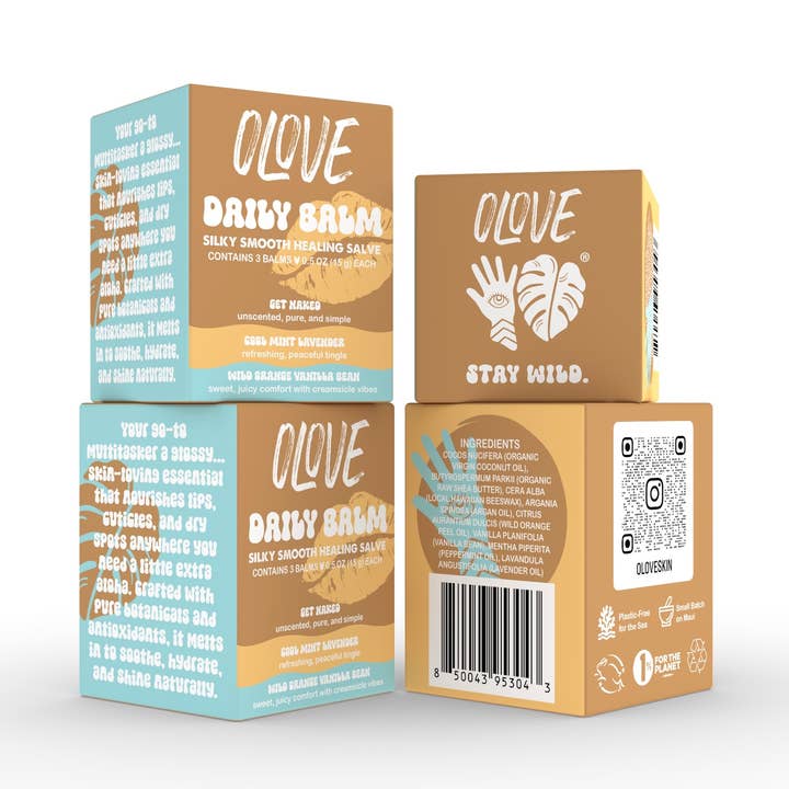 Daily Balm Set - Retail Gift Box for wholesale by OLOVE skin