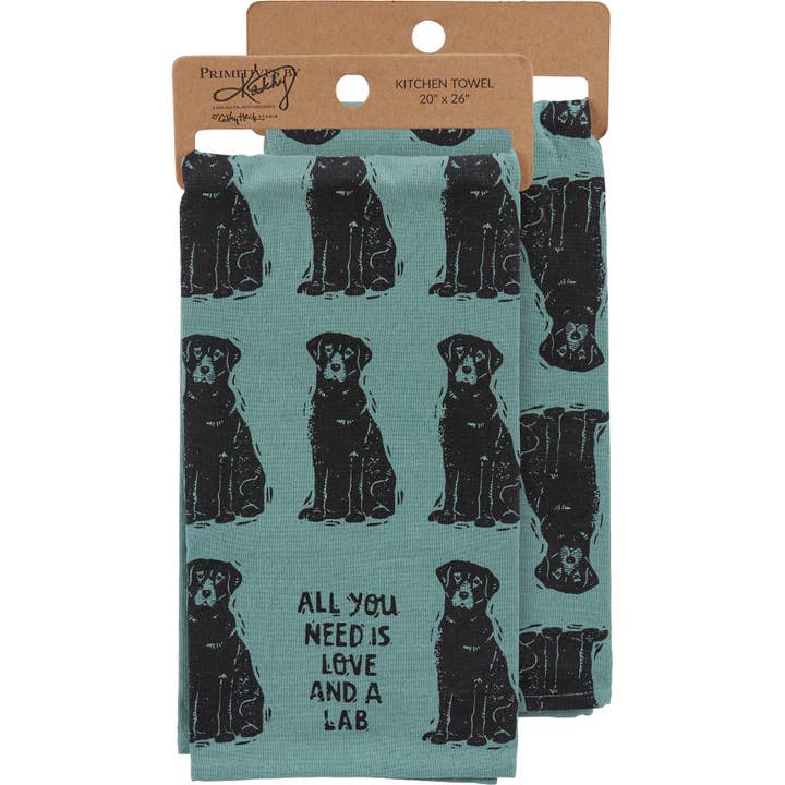 Primitives by Kathy - Wholesale Tea Towel - Love And A Lab Kitchen Towel