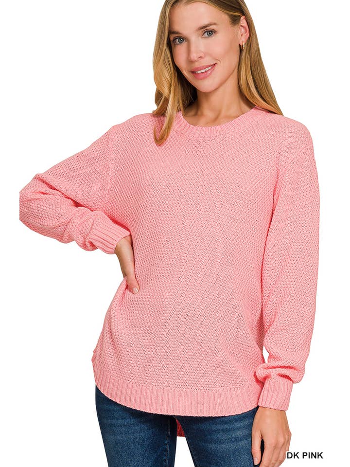 42POPS - Wholesale Knit Sweater - Women's - ",..._ Round Neck Basic Sweater12
