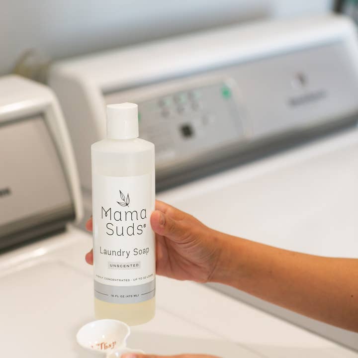 MamaSuds | Non-toxic Household Cleaners + Real Soap - Wholesale Liquid Laundry Detergent - Laundry Soap 16 oz