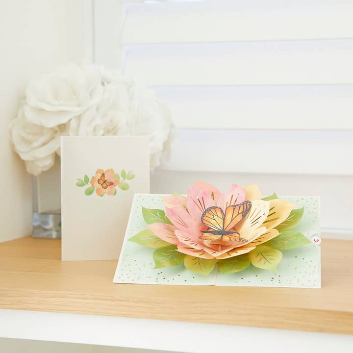 Lovepop Cards - Wholesale Everyday Greeting Card - Monarch Butterfly Bloom Card, 5x7" Pop-Up Cards6