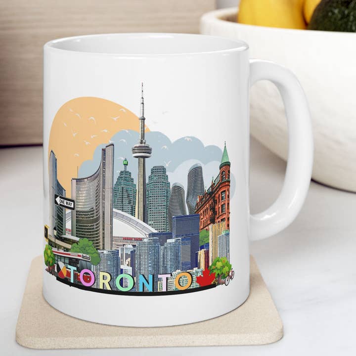 Toronto Landmarks Mug for wholesale by simply blessed shy