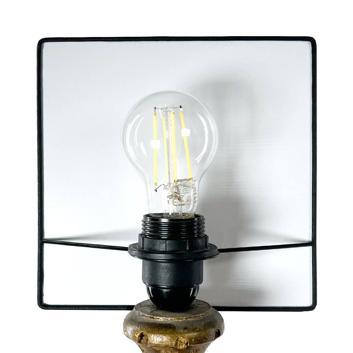 Voglio Bene – Abajur por atacado – Abajur quadrado Starfire com tela de papel1