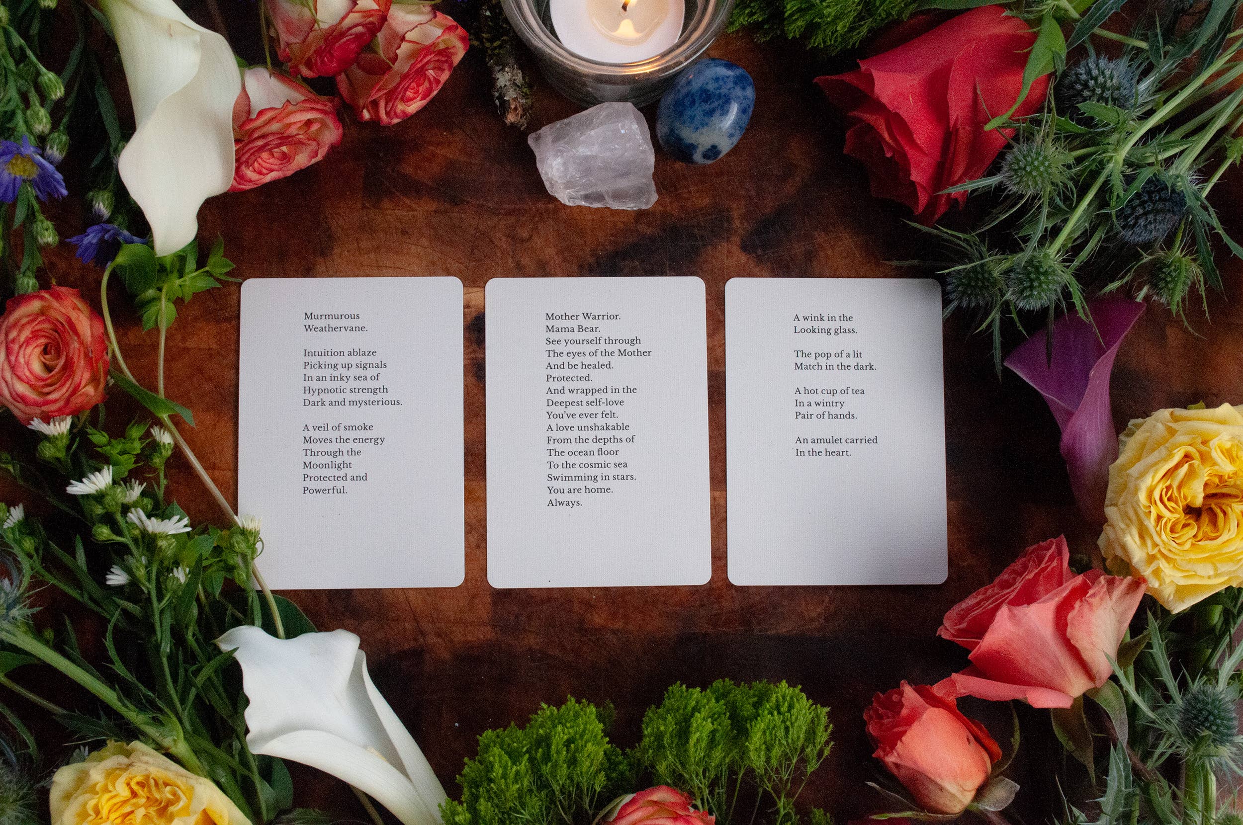 Velvetback - Wholesale Tarot Cards - 2.5" x 3.5" 60-Card Botanical Poetry Oracle Deck8