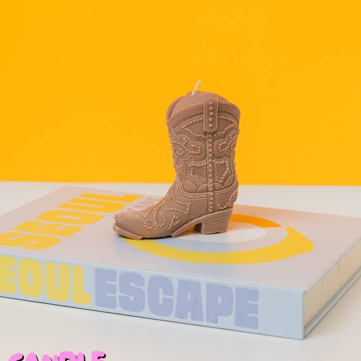 Candle Lume - Vendita all'ingrosso Candele regalo - Candela a forma di stivale da cowboy3