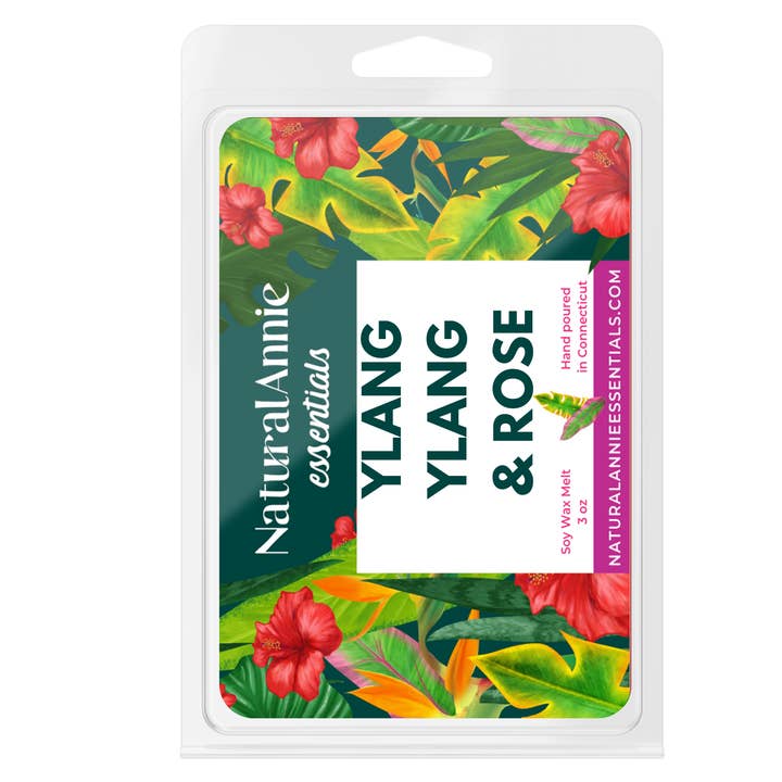 YLANG YLANG & ROSE Wax Melts for wholesale by NaturalAnnie Essentials