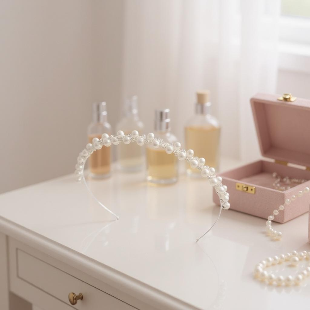 Athena Bridal Jewellery - Wholesale Fashion Headband - Women's - CHIC PEARL HEADBAND - AHB-995