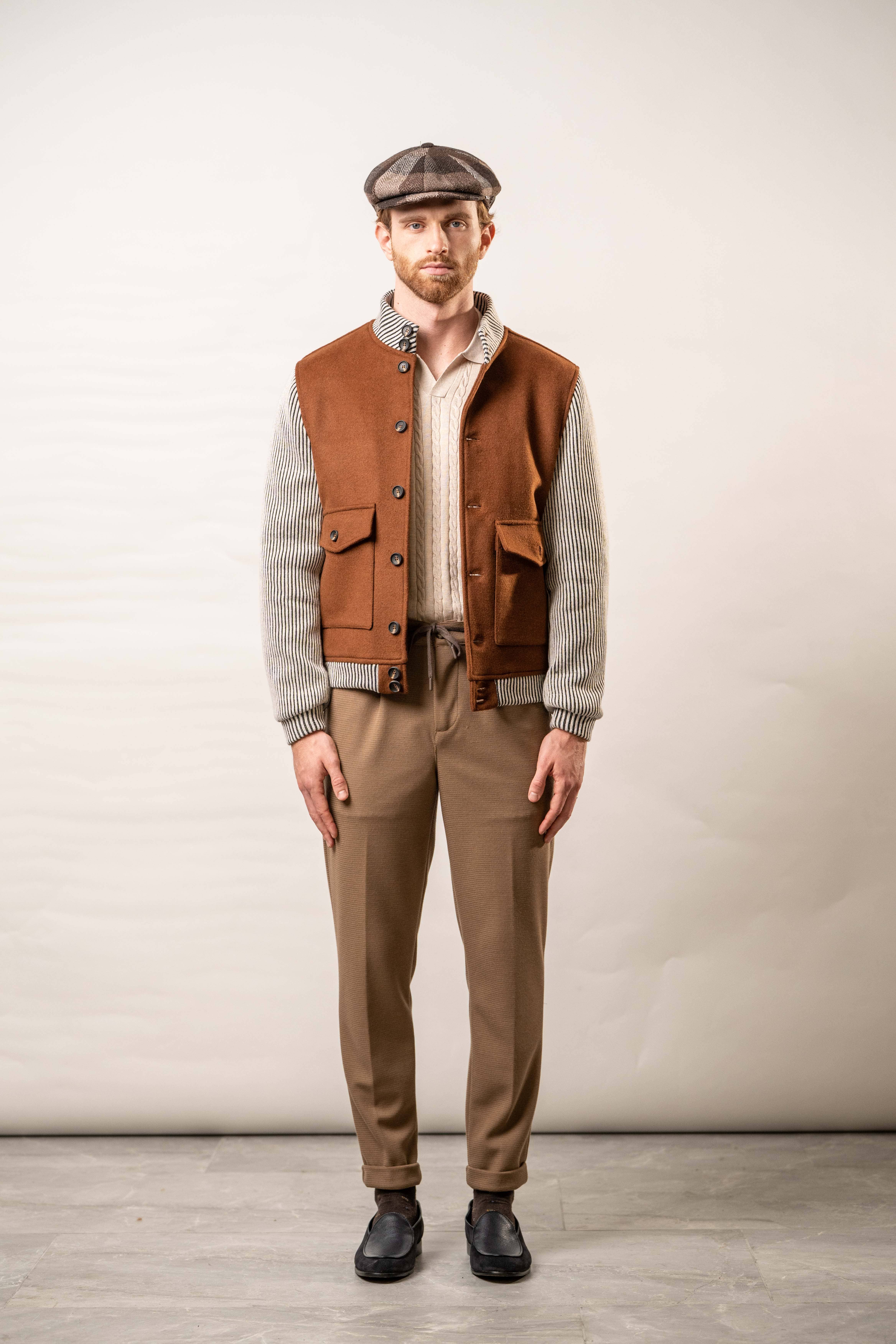 KARL MOMMOO & ADM REVOLUTION - Wholesale Jacket - Men's - Giacca bicolore in misto lana